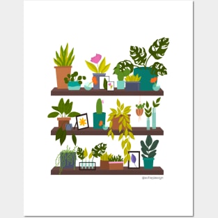 Plant Heaven Shelves Posters and Art